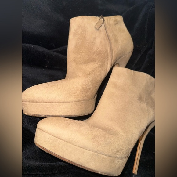 Gucci Suede Striped Boots Women's Size: 39.5 - Picture 16 of 16